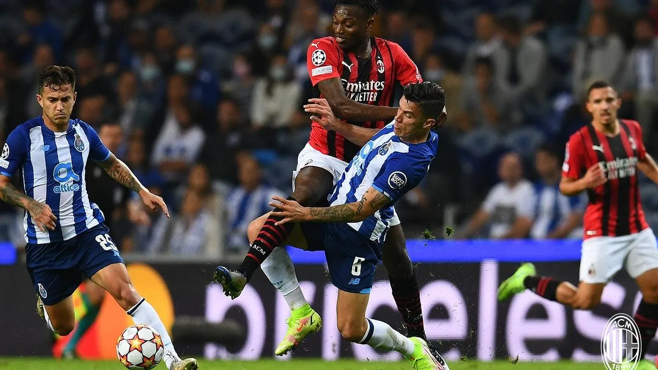 Diễn biến chính trận Porto 1-0 AC Milan - Cup C1 2021/22