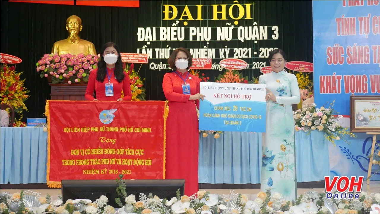 Đại hội đại biểu Phụ nữ quận 3: Đoàn kết - Năng động - Sáng tạo - Phát triển bền vững