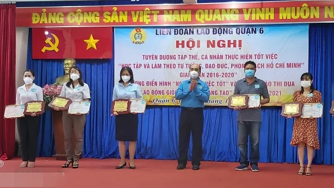 Tuyên dương những tấm gương tiêu biểu học tập Bác, lao động giỏi, lao động sáng tạo 2021