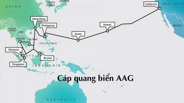 Cáp quang biển lại gặp sự cố, tốc độ truy cập internet sẽ bị ảnh hưởng