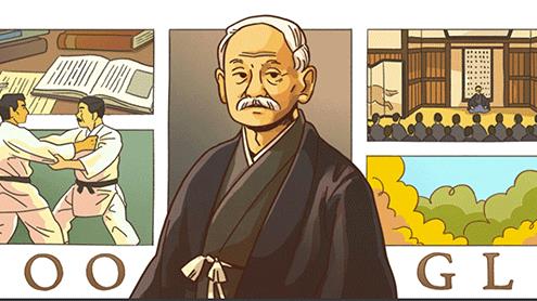 Google Doodle tôn vinh  kỷ niệm 161 năm ngày sinh cha đẻ môn Judo