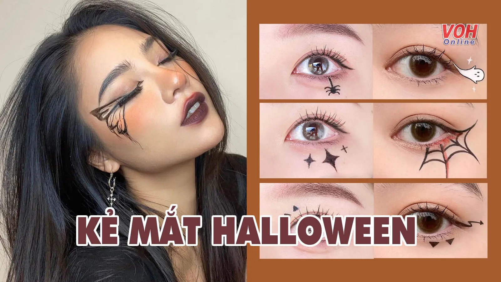 5 cách kẻ mắt Halloween ấn tượng