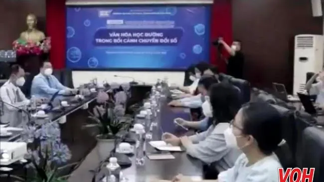 Xây dựng văn hóa học đường trên môi trường học trực tuyến