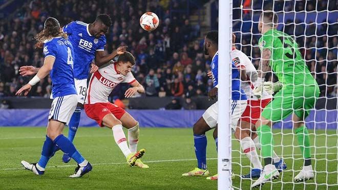 Europa League 2021 - Leicester 1-1 Spartak Moscow: Hòa nhọc nhằn