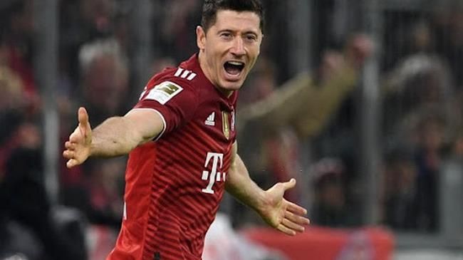 Lewandowski đã ghi được 60 bàn trong năm 2021