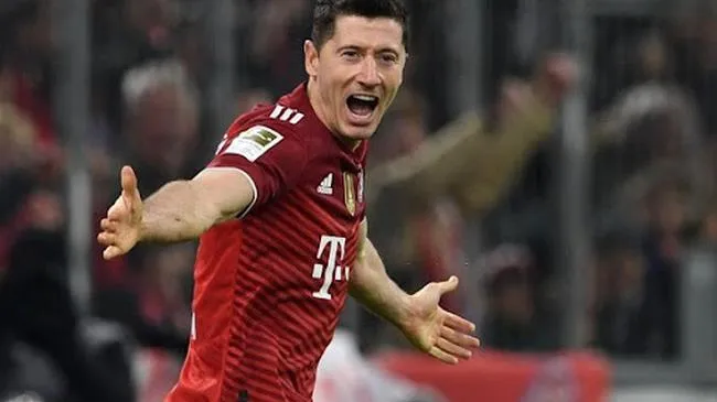 Lewandowski đã ghi được 60 bàn trong năm 2021