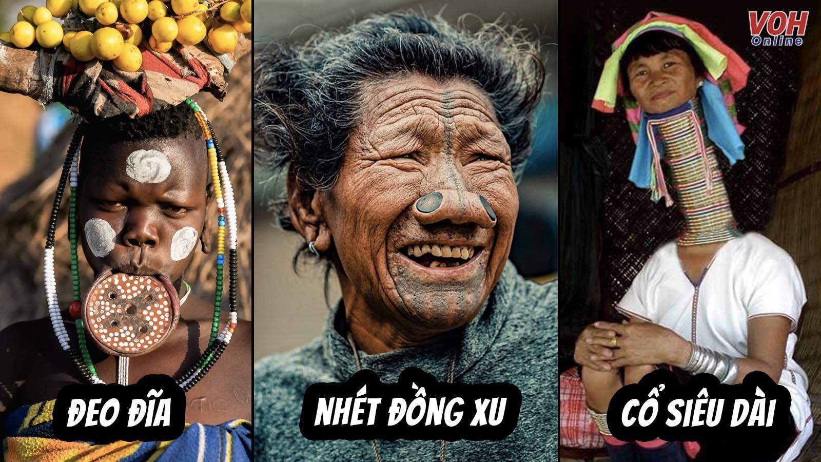 4 bộ tộc kỳ lạ trên thế giới làm đẹp bằng cách tự làm đau bản thân