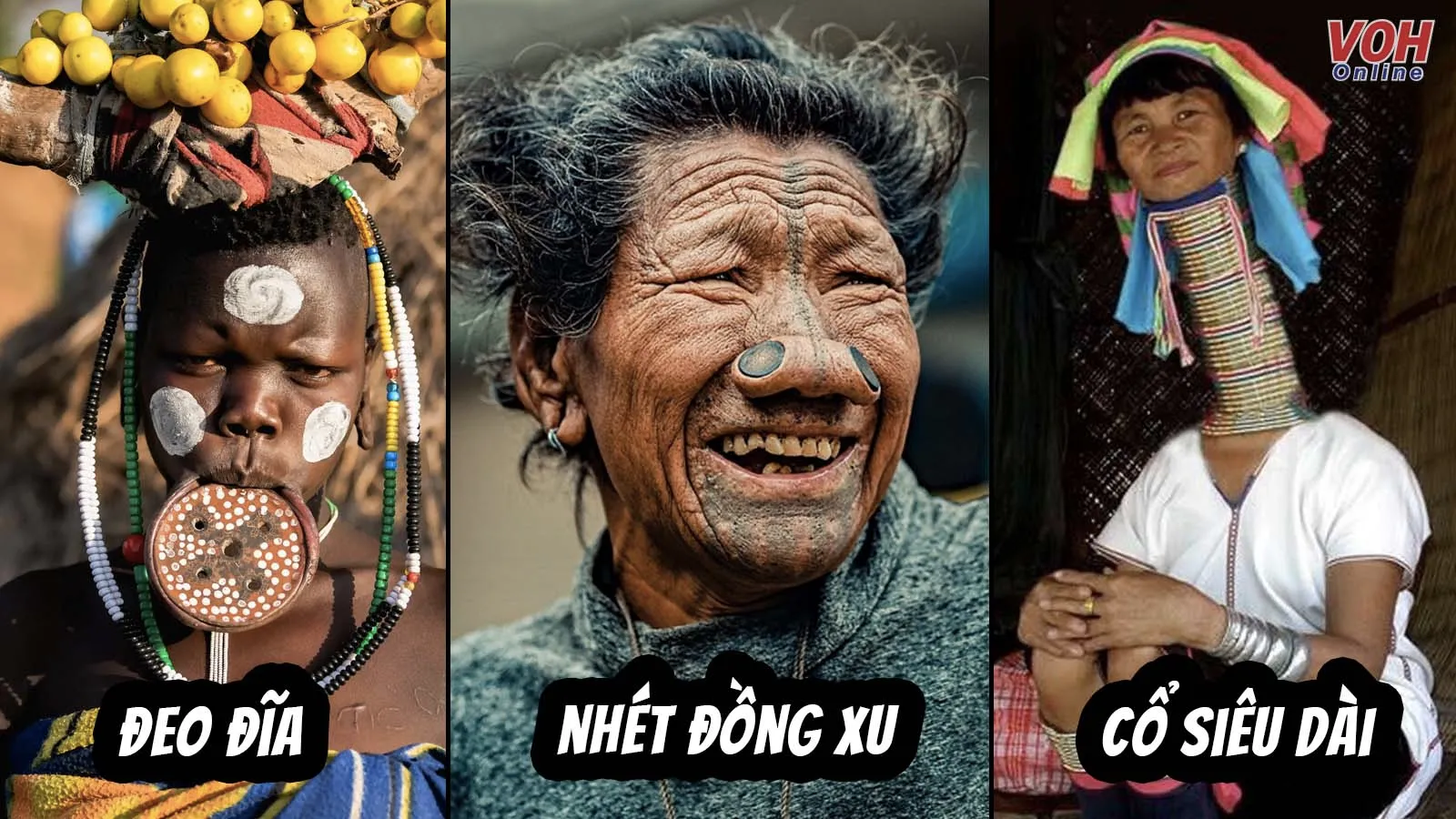 4 bộ tộc kỳ lạ trên thế giới làm đẹp bằng cách tự làm đau bản thân