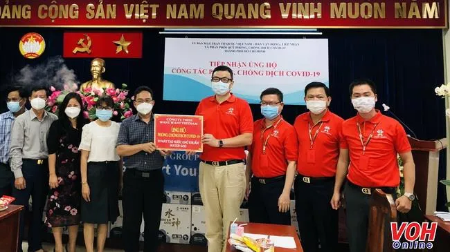 TPHCM tiếp nhận thêm 32 máy tạo nước khử khuẩn phục vụ công tác phòng chống dịch