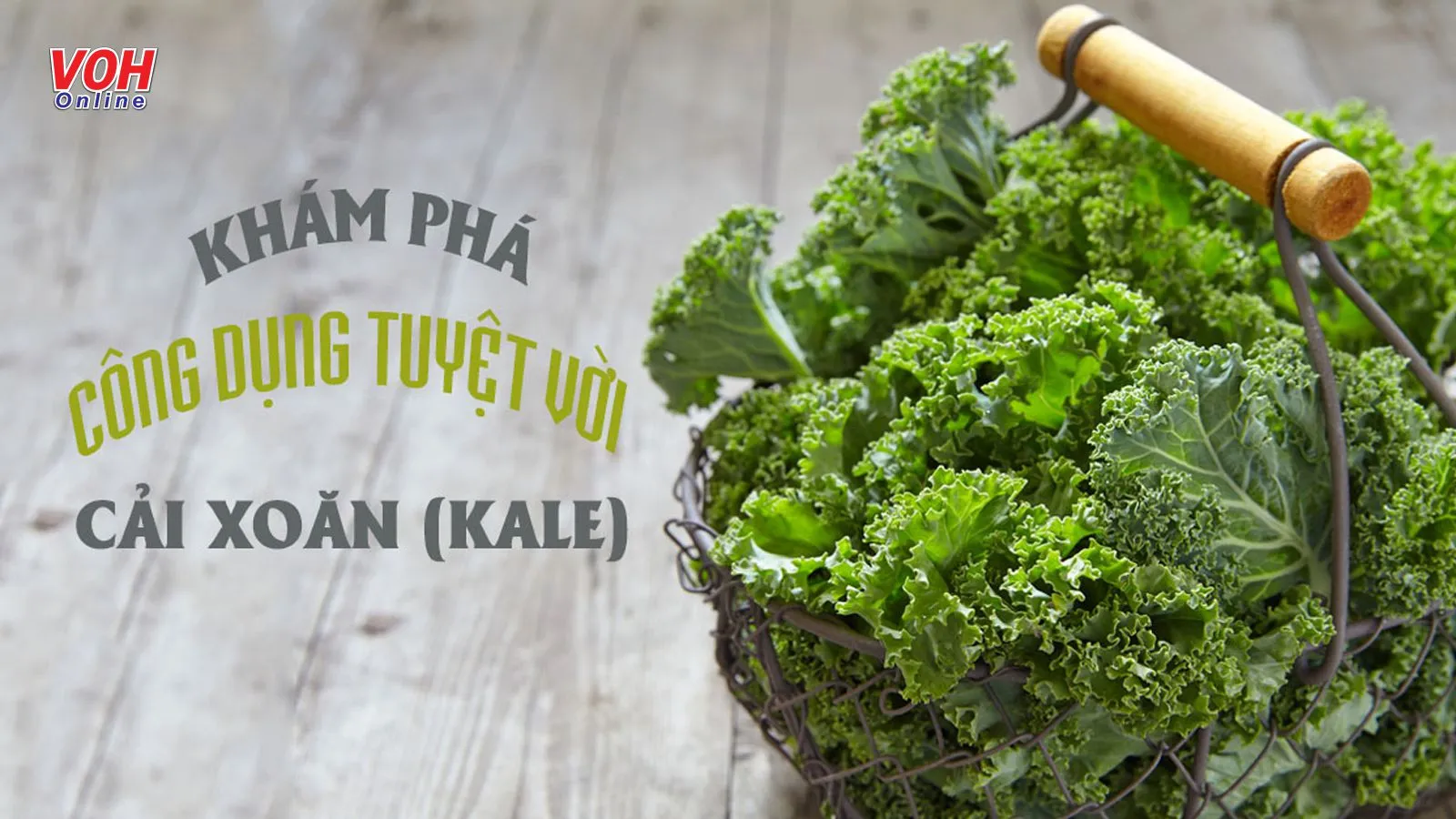 12 tác dụng của cải kale (cải xoăn), nổi danh nữ hoàng rau xanh