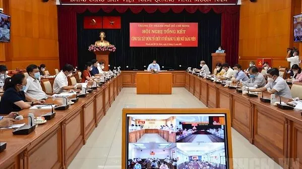 Hội nghị trực tuyến tổng kết Công tác xây dựng tổ chức cơ sở Đảng và đội ngũ đảng viên