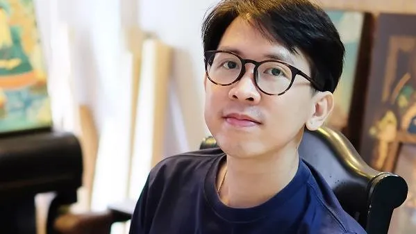 Họa sĩ vẽ Bụt theo phong cách thiếu nhi