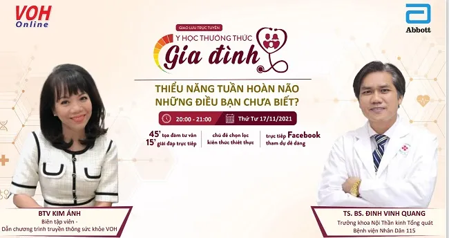 [Livestream] Thiểu năng tuần hoàn não - Những điều bạn chưa biết