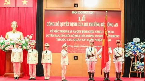 Lực lượng an ninh trên không thuộc Bộ Công an thực hiện nhiệm vụ đặc biệt
