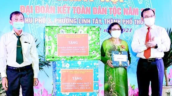 Ngày hội Đại đoàn kết toàn dân tộc tại phường Linh Tây, TP Thủ Đức