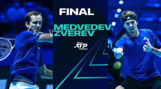 Xem trực tiếp Medvedev vs Zverev - Chung kết ATP Finals 2021
