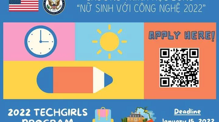 Chương trình học bổng toàn phần dành cho nữ sinh mê khoa học - công nghệ