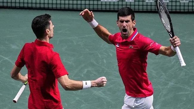 Davis Cup 2021: Ngược dòng vào bán kết, Serbia đối đầu Croatia