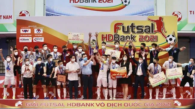 Giải Futsal VĐQG 2021: Thái Sơn Nam bảo vệ thành công ngôi vô địch