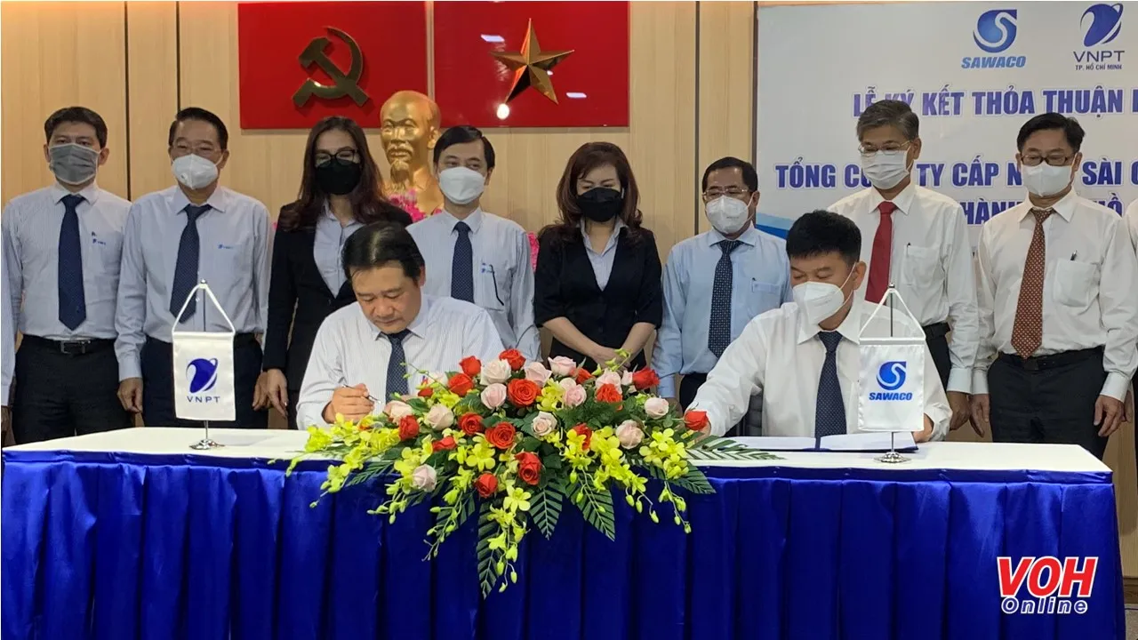 Ngành Viễn thông và Cấp nước TPHCM phối hợp thực hiện giải pháp an toàn trong chuyển đổi số