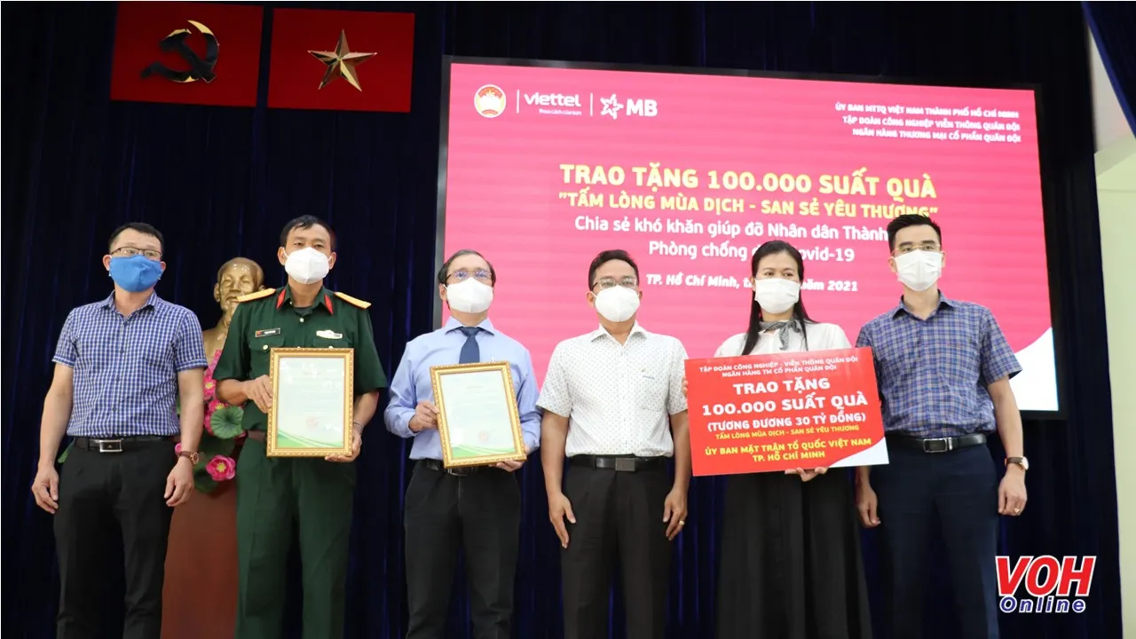 TPHCM tiếp nhận 100.000 túi an sinh trị giá 30 tỷ đồng