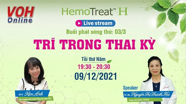 [Livestream] Trĩ trong thai kỳ