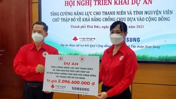 TPHCM: Triển khai dự án “Tăng cường năng lực cho thanh niên và tình nguyện viên Chữ thập đỏ