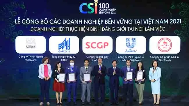 Nestlé lần đầu tiên được vinh danh doanh nghiệp bền vững nhất Việt Nam 2021