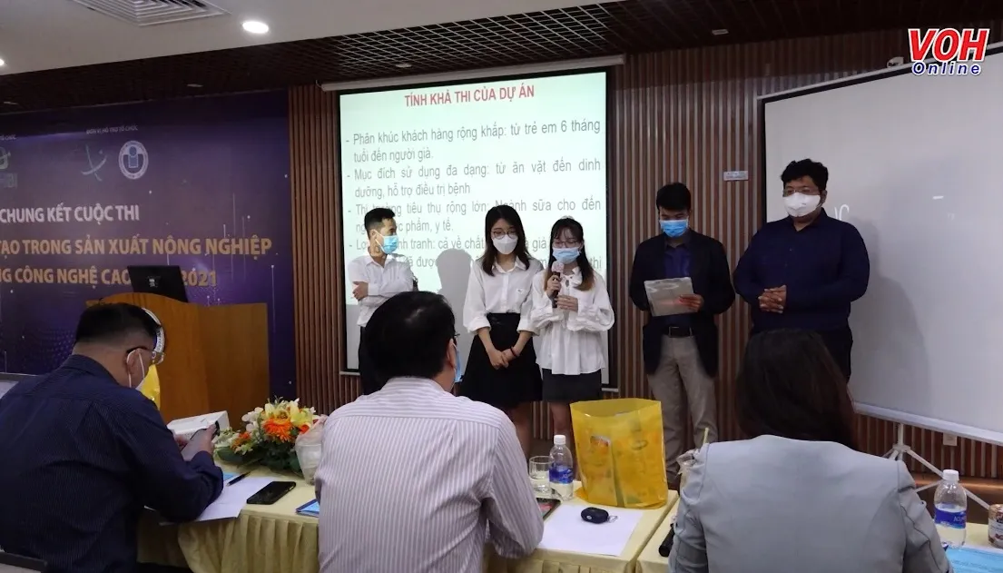 Chung kết cuộc thi Đổi mới sáng tạo trong sản xuất nông nghiệp ứng dụng công nghệ cao 2021