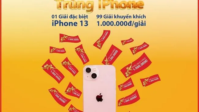 HD SAISON tặng khách hàng iPhone 13 khi vay tiêu dùng cuối năm