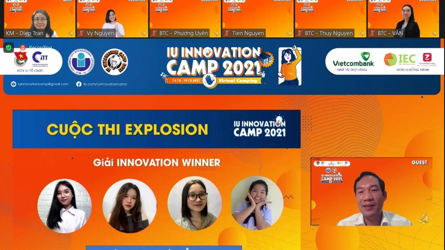 15 trường đại học tham gia hội trại IU Innovation Camp 2021