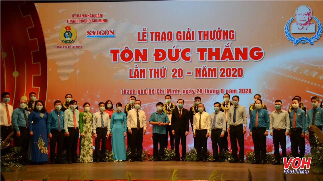 10 cá nhân được trao giải thưởng Tôn Đức Thắng năm 2021