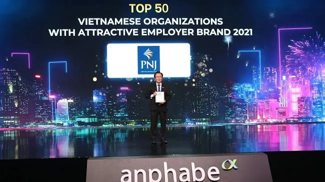 PNJ tiếp tục được vinh danh Môi trường làm việc tốt nhất Việt Nam