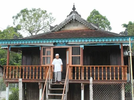 Độc đáo ngôi nhà sàn truyền thống của đồng bào Chăm Islam