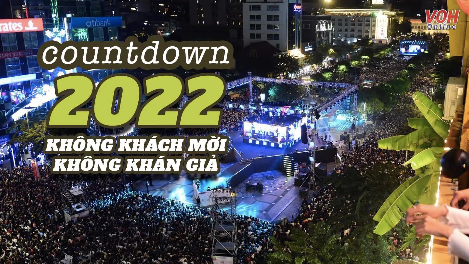 ​​TPHCM tổ chức chương trình countdown 2022 trực tuyến, không khán giả