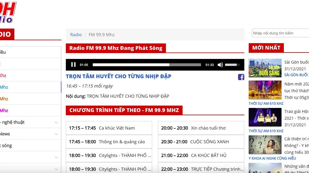Xem trực tiếp Countdown - chào năm mới 2022 tại TPHCM