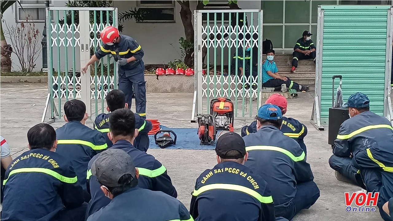 TPHCM: Tập huấn chuyên sâu nghiệp vụ chữa cháy và cứu nạn, cứu hộ cho lực lượng địa phương