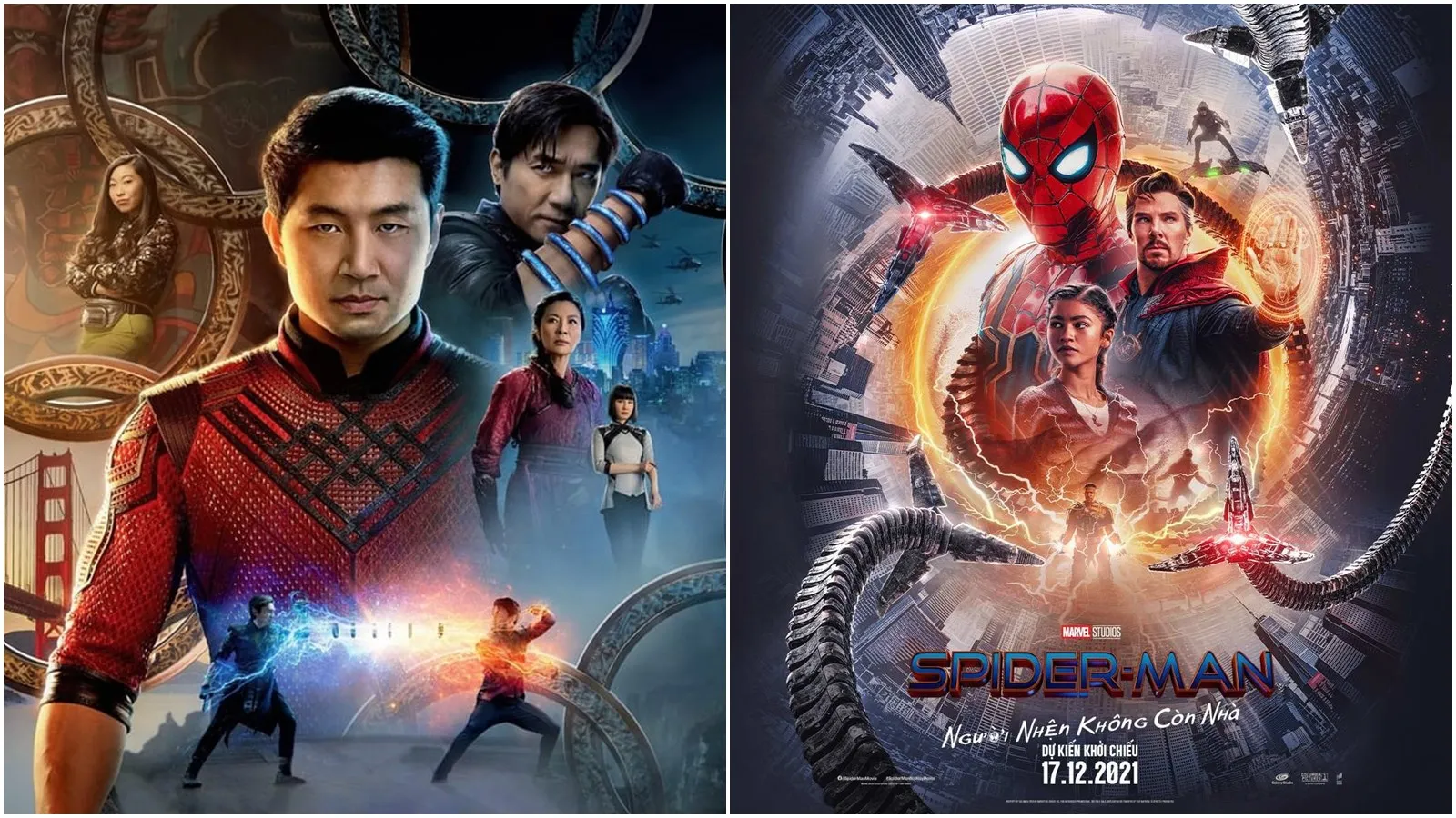 Top 3 bộ phim thống trị doanh thu phòng vé Thế giới 2021