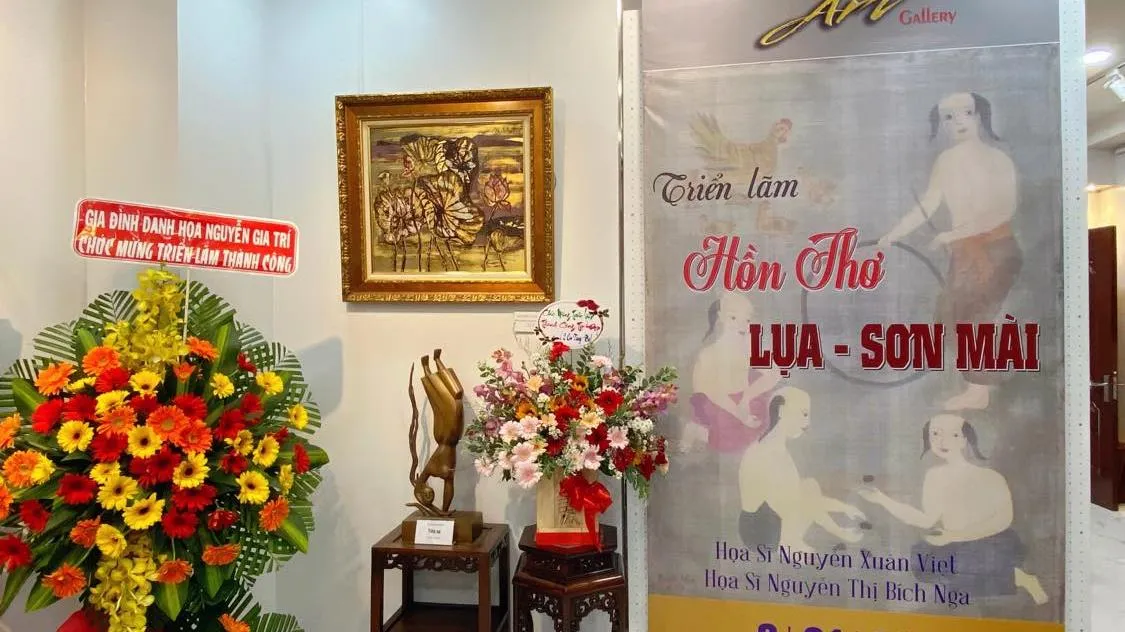 Triển lãm mỹ thuật “Hồn thơ” tại Bình Minh Art Gallery