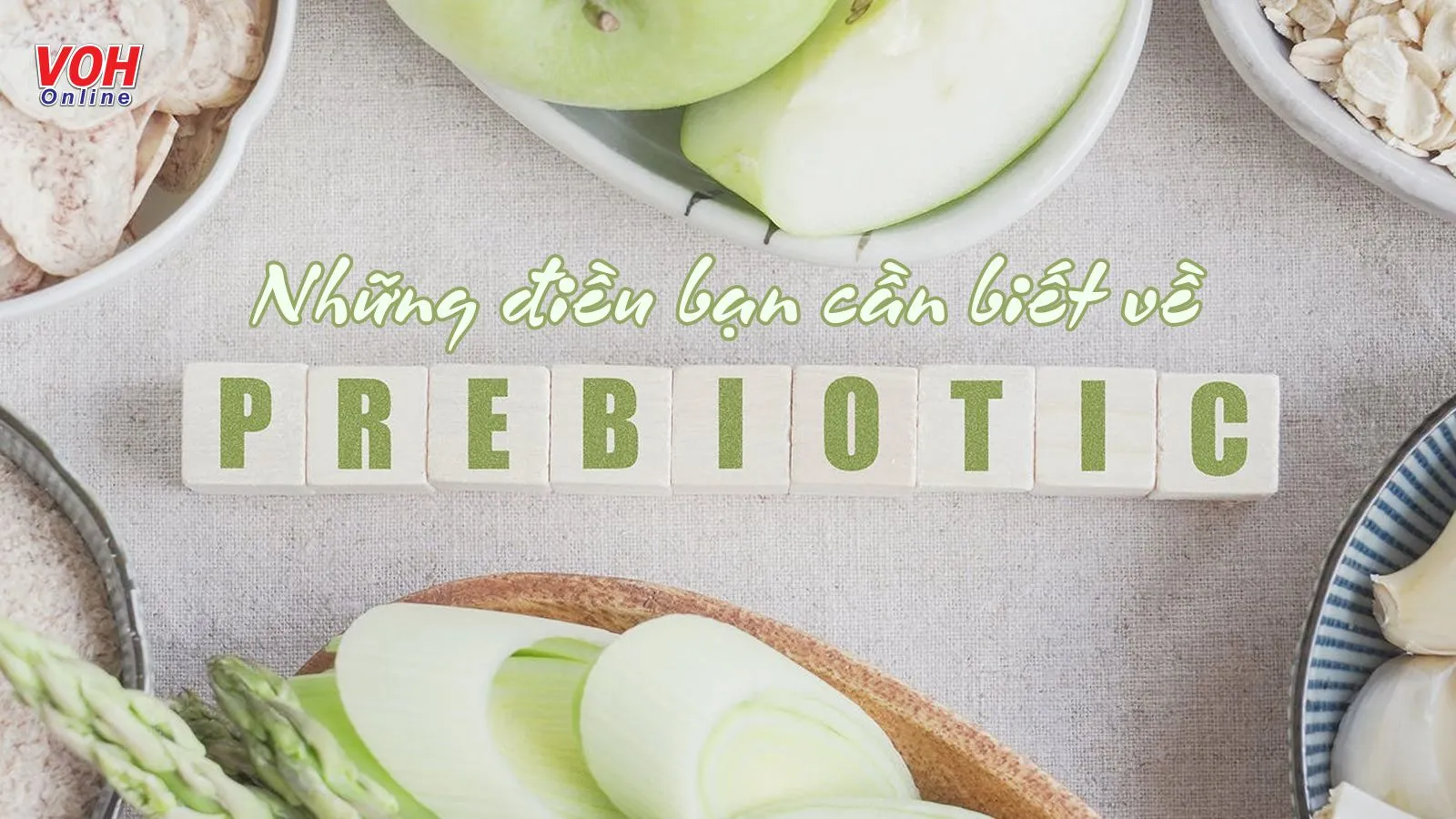 Prebiotic là gì? Prebiotic và probiotic khác nhau như thế nào?