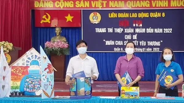 Quận 6: Khai mạc Hội thi thiết kế và trang trí thiệp Xuân Nhâm Dần 2022