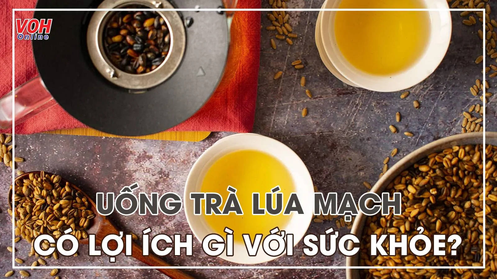 Uống trà lúa mạch có tác dụng gì? 8 lý giải bạn cần biết ngay