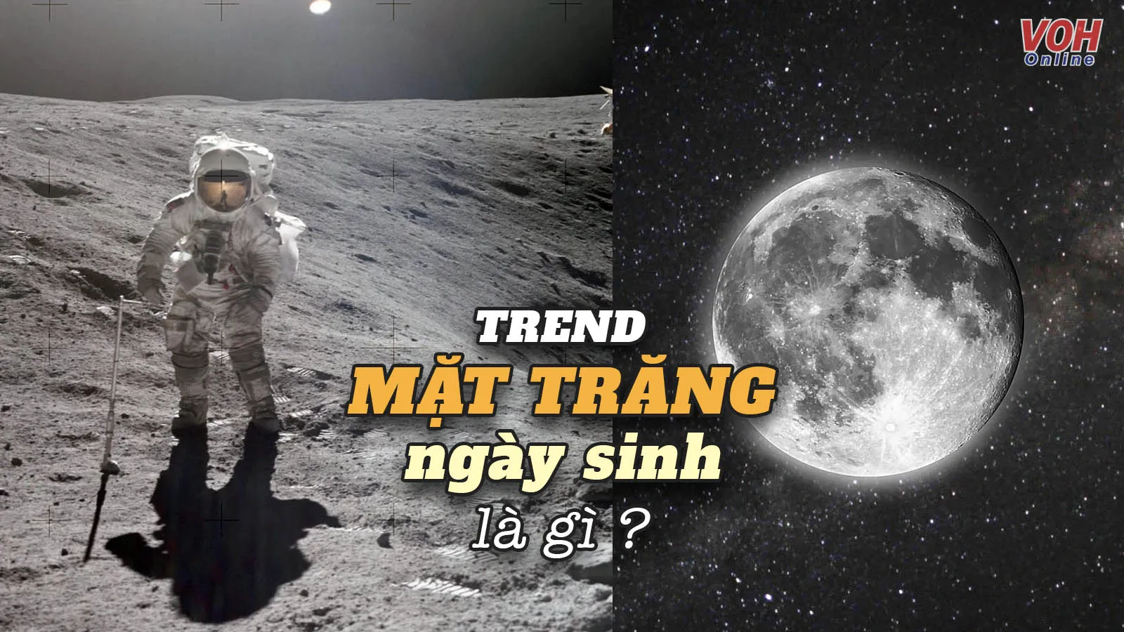 Cách làm trend mặt trăng ngày sinh, hai nửa mặt trăng đang hot trên tiktok hiện nay