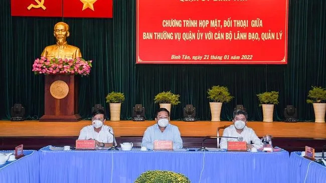 Bình Tân nâng cao năng lực, hiệu quả lãnh đạo của cán bộ chủ chốt trong tình hình mới