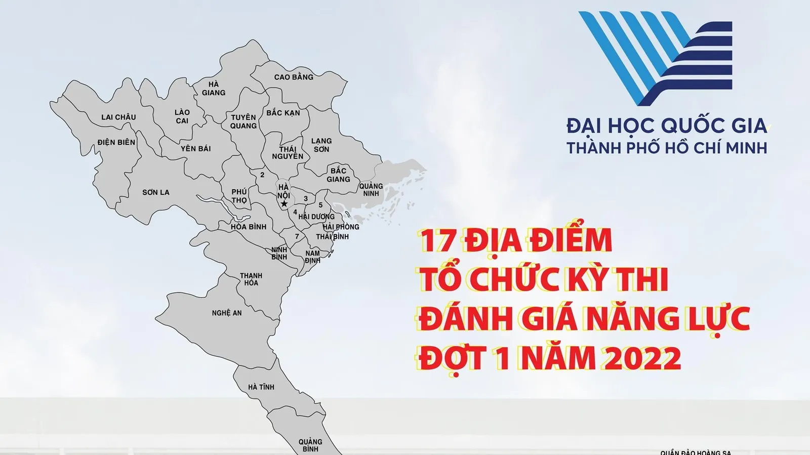 Tuyển sinh 2022: ĐHQG-HCM sẽ tổ chức 2 đợt thi Đánh giá năng lực tại 17 tỉnh/thành phố