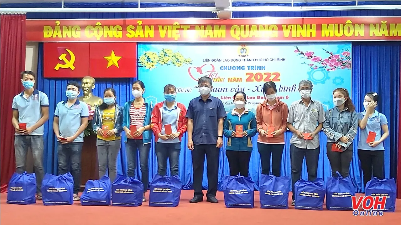 Mang “Tết sum vầy - Xuân bình an” đến công nhân lao động Quận 6