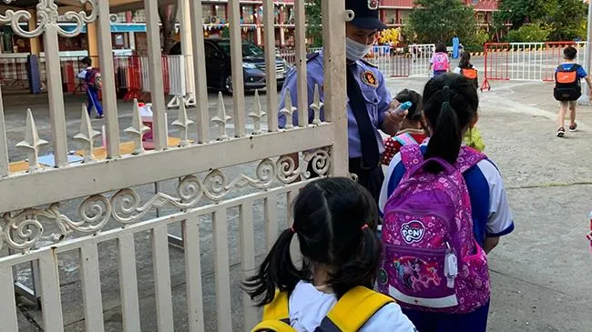 Trường tiểu học vùng xanh được tổ chức bán trú từ 14/2