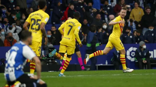 Bóng đá Tây Ban Nha 14/2: Barca hòa nhọc Espanyol