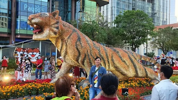 Quyên góp được 118 triệu đồng tại Đường hoa Nguyễn Huệ 2022