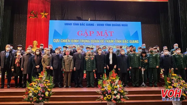 Họp mặt cựu binh trung đoàn Đề Thám chiến đấu tại chiến trường Quảng Ngãi
